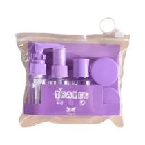 Kit de Higiene Pessoal de Viagem à Prova de Vazamento - Conjunto de Recipientes Cosméticos