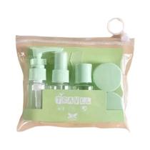Kit de Higiene Pessoal de Viagem à Prova de Vazamento - Conjunto de Recipientes Cosméticos