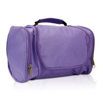 Kit de higiene pessoal de viagem DALIX Premium em poliéster roxo