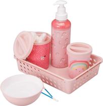 Kit de Higiene Plasútil Arco-íris 5 Peças