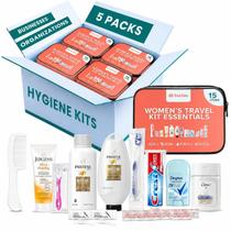 Kit de Higiene TREKTOTE 5 Unidades para Mulheres Compatível com TSA Kit de Higiene TREKTOTE 5 Unidades para Mulheres Compatível com TSA