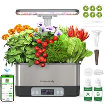 Kit de Horta Hidropônica Homeleafy com 8 Pods, WiFi e Luz LED Kit de Horta Hidropônica Homeleafy com 8 Pods, WiFi e Luz LED