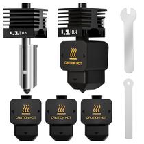 Kit de Hotend QIMATOP para Bambu Lab, pacote com 2 bicos de 0,4 mm Kit de Hotend QIMATOP para Bambu Lab, pacote com 2 bicos de 0,4 mm