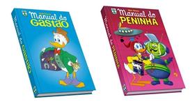 Kit de HQs Manual do Gastão e Manual do Peninha Walt Disney Edição de Colecionador Quadrinhos Literatura Infantil e Juvenil Capa Dura