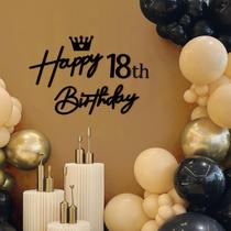 Kit de Idade Personalizável para Placa de Aniversário ymhchicc em Feltro Preto