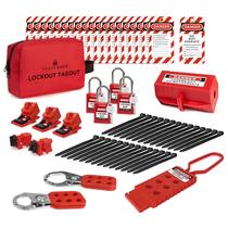 Kit de identificação de bloqueio elétrico TRADESAFE Hasps, bloqueios, etiquetas Kit de identificação de bloqueio elétrico TRADESAFE Hasps, bloqueios, etiquetas