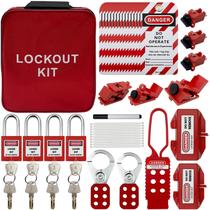 Kit de identificação de bloqueio Loto elétrico SAFBY com bloqueio de disjuntor de fixação Kit de identificação de bloqueio Loto elétrico SAFBY com bloqueio de disjuntor de fixação