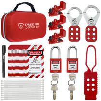 Kit de identificação de bloqueio TAEGIQI Electrical S01 com cadeados