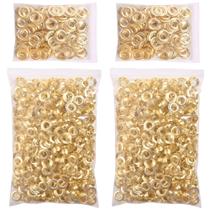 Kit de ilhós KING PIECES 2000 unidades douradas de 12 mm para ferramenta de ilhós Kit de ilhós KING PIECES 2000 unidades douradas de 12 mm para ferramenta de ilhós