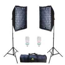 Kit De Iluminação Contínua Agata Ii Com Grid 110v