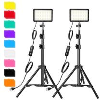Kit de iluminação de vídeo fotográfico ALTSON LED Studio, pacote com 2