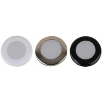 Kit de iluminação embutida Scandvik A3C Warm White com acabamento em SS, branco e preto Kit de iluminação embutida Scandvik A3C Warm White com acabamento em SS, branco e preto