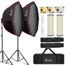 Kit de iluminação fotográfica SHIRTAL Shirtal Softbox 37cm