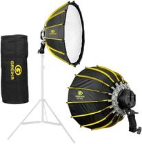 Kit de Iluminação Greika GKT-600 Parabólico 52cm com Grid e Luz LED 100w