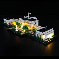 Kit de iluminação LED BRIKSMAX para arquitetura Lego The White House Kit de iluminação LED BRIKSMAX para arquitetura Lego The White House