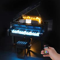 Kit de iluminação LED BRIKSMAX para modelo de piano de cauda Lego 21323 Kit de iluminação LED BRIKSMAX para modelo de piano de cauda Lego 21323