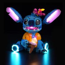 Kit de iluminação LED DALDED para modelo Lego Disney Stitch 43249