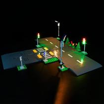 Kit de iluminação LED Kyglaring para placas Lego City Road 60304