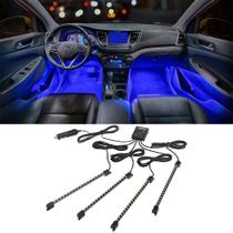 Kit de iluminação LED LED LED Footwell Underdash para interiores