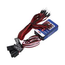 Kit De Iluminação LED Para Simulação De Luz De Freio E Direção De Carro RC Em Escala 1/10 Para