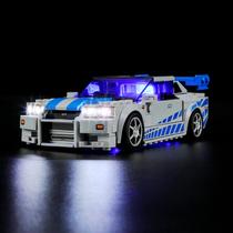 Kit de iluminação LIGHTAILING 76917 2-Fast-2 Furious Nissan Skyline GT-R (R34)