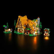 Kit de iluminação LIGHTAILING para Lego Snow White Cottage 43242 Kit de iluminação LIGHTAILING para Lego Snow White Cottage 43242