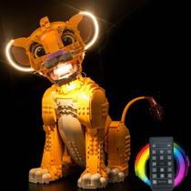 Kit de iluminação LocoLee LED compatível com Lego Young Simba Lion King