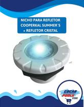 KIT DE ILUMINAÇÃO para Piscina: Refletor Cristal Power RGB + Dispositivo em Fibra Summer's