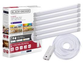 Kit de iluminação sob o gabinete BLACK+DECKER Smart RGB LEDs