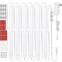 Kit de iluminação sob o gabinete Litever, barras de luz LED de 6 x 30 cm Kit de iluminação sob o gabinete Litever, barras de luz LED de 6 x 30 cm