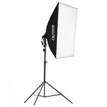 Kit de Iluminação Softbox 50 x 50 e tripé de iluminação, para foto e vídeo