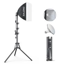 Kit de iluminação Softbox RaLeno PS075 com lâmpada LED 50W 5500K Kit de iluminação Softbox RaLeno PS075 com lâmpada LED 50W 5500K