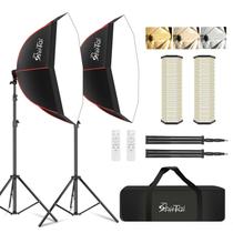 Kit de iluminação Softbox SHIRTAL Shirtal 37 Octangle 110W
