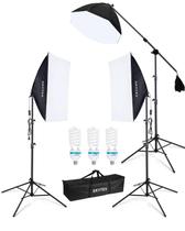 Kit de Iluminação Softbox Skytex 51x71cm 135W 5500K 110V