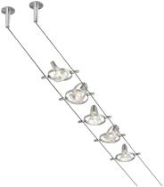 Kit de iluminação Tech Lighting Tiella 800CBL5PN-LED Nickel