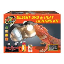 Kit de Iluminación Desert UVB y Calor Zoo Med con Mini Combo Deep Dome