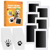 Kit de impressão de patas Nabance Pawprint Stamp Pad para cães e gatos Kit de impressão de patas Nabance Pawprint Stamp Pad para cães e gatos