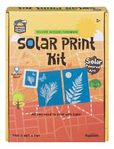 Kit de impressão solar Toysmith com 3 cartões de notas, estênceis e molduras Kit de impressão solar Toysmith com 3 cartões de notas, estênceis e molduras