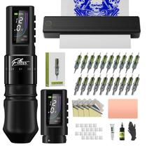 Kit de Impressora de Stencil para Tatuagem Filter sem Fio com Máquina de Tatuagem de 7 Cursos