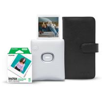 Kit de Impressora para Smartphone Fujifilm Instax Square Link Branco Gelo