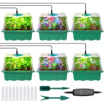 Kit de Iniciação de Sementes Adawook com 72 Células e Luzes de Cultivo com 3 Modos Kit de Iniciação de Sementes Adawook com 72 Células e Luzes de Cultivo com 3 Modos