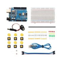 Kit De Iniciação Eletrônica DIY UNO R3 Arduino 12-em-1 Placa De Circuito Programável Educação Em Kit De Iniciação Eletrônica DIY UNO R3 Arduino 12-em-1 Placa De Circuito Programável Educação Em