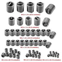 Kit de Inserção de Rosca de Aço Inoxidável (60 Peças) - M3 a M12