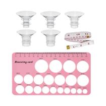 Kit De Inserções Para Flanges De Amamentação 5 Peças (13/15/17/19/21mm) Para Flanges De 24mm Kit De Inserções Para Flanges De Amamentação 5 Peças (13/15/17/19/21mm) Para Flanges De 24mm