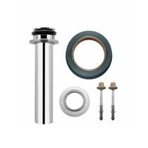 Kit de Instalação Cromado para Bacia Convencional - VAD888CWS - ESTEVES