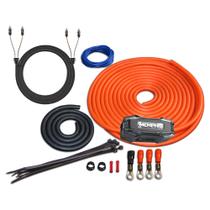 Kit de instalação de amplificador Memphis Audio 4GKIT de calibre 4 com fusível de 200 A Kit de instalação de amplificador Memphis Audio 4GKIT de calibre 4 com fusível de 200 A