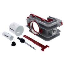 Kit de instalação de fechadura de porta Milescraft 1338 Lock Mate PLUS