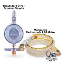 Kit de Instalação de Gás para Fogão Peq Simples 1,00 Metro - TUDOGÁS