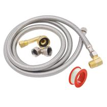 Kit de instalação de máquina de lavar louça TT FLEX 12 pés em aço inoxidável