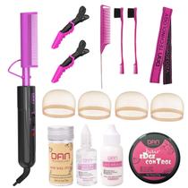 Kit de instalação de perucas DAN Technology Hot Comb Set